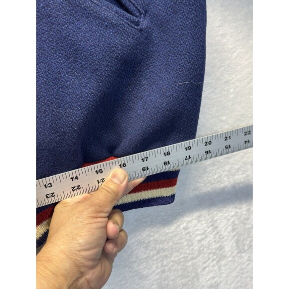 Vintage Varsity Cheerleader Butwin Blue‎ Red White Jacket "Bullpups" Sz Large(?) - Picture 8 of 10